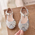 Shining Bows Sandals - waiting for Susan's pics Sandals Little Palace Store 5.5 Silver